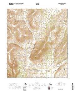 Denali D-6 NW 2017 topographic map thumbnail