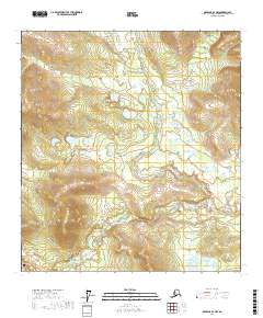 Nabesna D-1 NW 2017 topographic map thumbnail