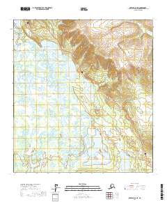 Nabesna D-2 NE 2017 topographic map thumbnail