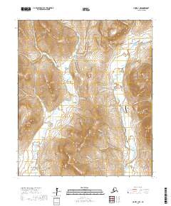 Nome C-1 NW 2017 topographic map thumbnail