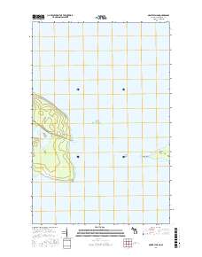 Manitou Island 2017 topographic map thumbnail