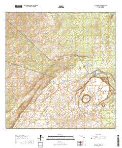 Kilauea Crater 2017 topographic map thumbnail