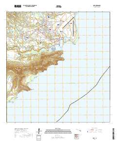 Lihue 2017 topographic map thumbnail
