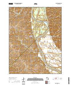 Arrow Rock 2017 topographic map thumbnail