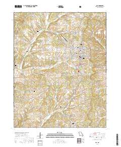 Ava 2017 topographic map thumbnail