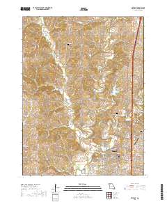 Bethany 2017 topographic map thumbnail