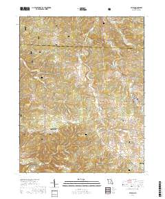 Beulah 2017 topographic map thumbnail