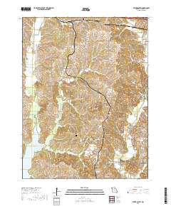 Bevier South 2017 topographic map thumbnail