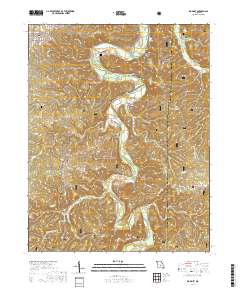 Big Piney 2017 topographic map thumbnail