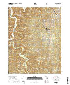 Bloodland 2017 topographic map thumbnail