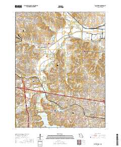 Blue Springs 2017 topographic map thumbnail