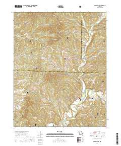 Bradleyville 2017 topographic map thumbnail