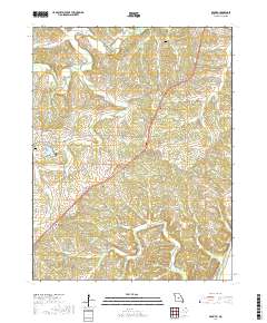 Brazito 2017 topographic map thumbnail