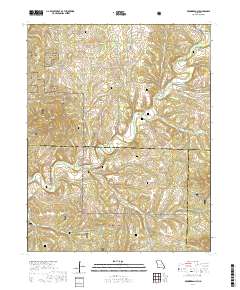 Brownbranch 2017 topographic map thumbnail