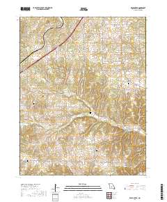 Brush Creek 2017 topographic map thumbnail