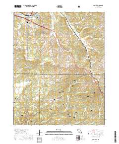 Cabool SE 2017 topographic map thumbnail