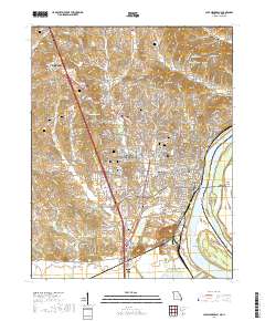 Cape Girardeau 2017 topographic map thumbnail