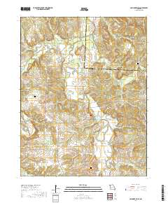 Caplinger Mills 2017 topographic map thumbnail