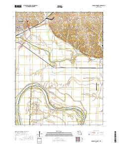 Carrollton East 2017 topographic map thumbnail