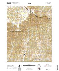 Cedar Gap 2017 topographic map thumbnail