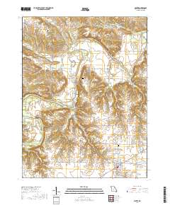 Center 2017 topographic map thumbnail