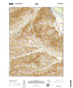 Clarksville 2017 topographic map thumbnail