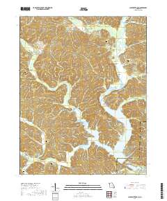 Clearwater Dam 2017 topographic map thumbnail