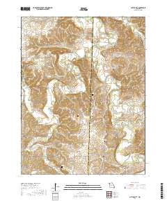 Clifton City 2017 topographic map thumbnail