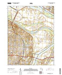 Columbia Bottom 2017 topographic map thumbnail