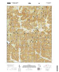 Des Arc NE 2017 topographic map thumbnail