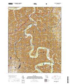 Devils Elbow 2017 topographic map preview