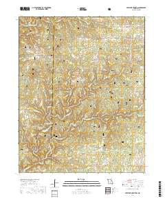 Dyestone Mountain 2017 topographic map thumbnail