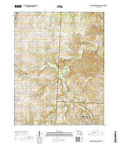 El Dorado Springs North 2017 topographic map preview