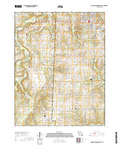 El Dorado Springs South 2017 topographic map thumbnail