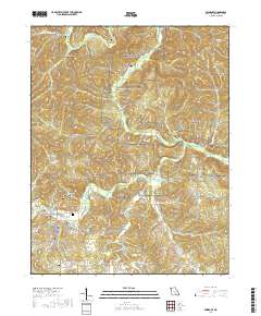 Eminence 2017 topographic map thumbnail