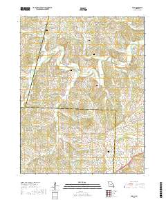 Enon 2017 topographic map thumbnail