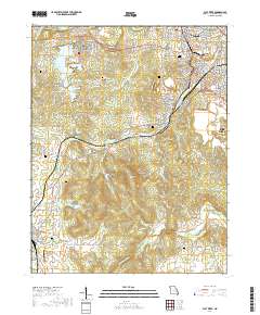 Flat River 2017 topographic map thumbnail