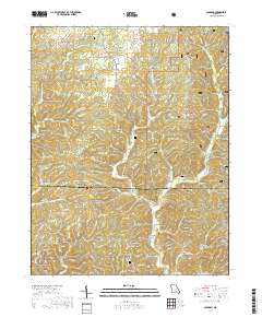 Gladden 2017 topographic map thumbnail