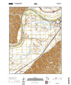 Halls 2017 topographic map thumbnail