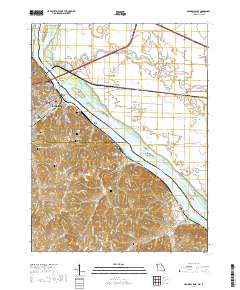 Hannibal East 2017 topographic map thumbnail