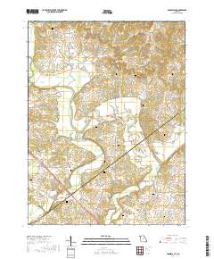Hannibal SE 2017 topographic map thumbnail
