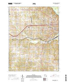 Hannibal West 2017 topographic map thumbnail
