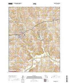 Higginsville 2017 topographic map thumbnail