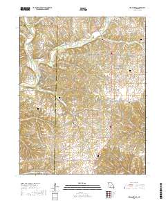 Highlandville 2017 topographic map thumbnail