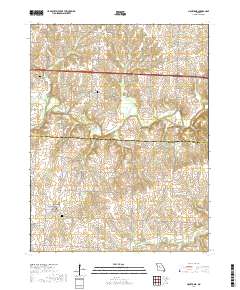 Houstonia 2017 topographic map thumbnail