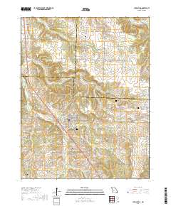 Humansville 2017 topographic map thumbnail