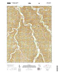 Huzzah 2017 topographic map thumbnail