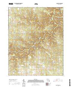 Jam Up Cave 2017 topographic map thumbnail