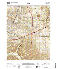 Joplin East 2017 topographic map thumbnail