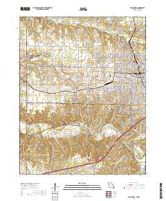 Joplin West 2017 topographic map thumbnail